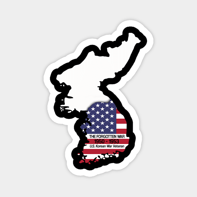 USA Korean War Veteran Magnet by HBfunshirts