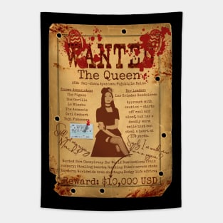 The Queen Wanted Poster Tapestry