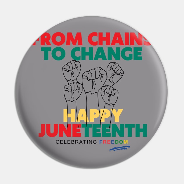 Juneteenth Pin by Amharic Avenue