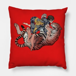 Dragon VS Tiger Pillow