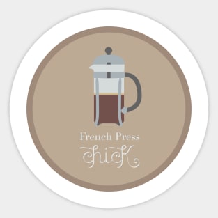 French Press / Coffee Sticker for Sale by TypeOfJoy