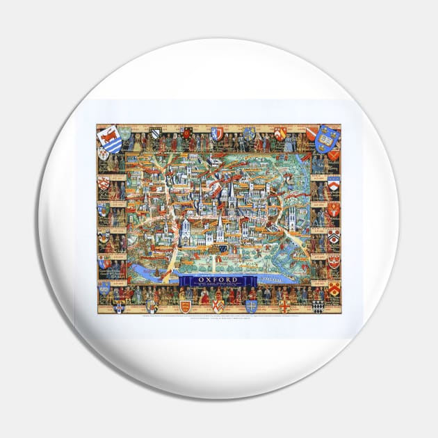 OXFORD university map ENGLAND dorm decor graduate Pin by FrenchPrinting