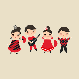 Spanish flamenco dancer (2) T-Shirt