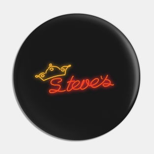 Steve's Neon Sign Pin