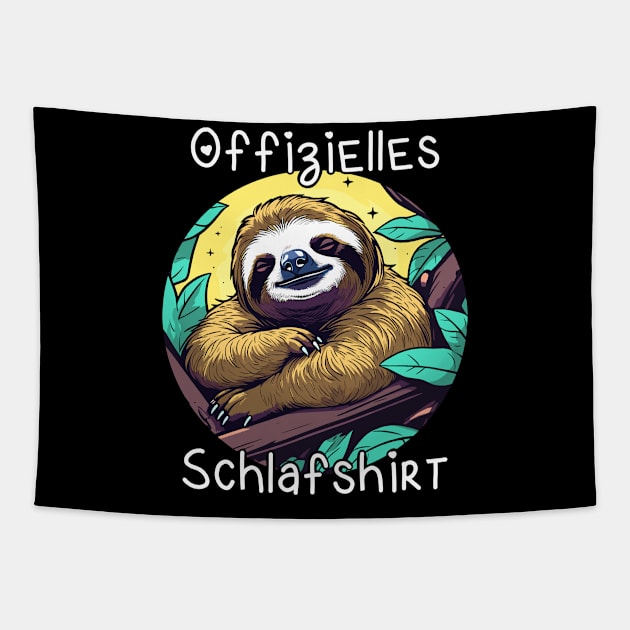 Offizielles Schlafshirt Faultier Tapestry by FluffigerSchuh