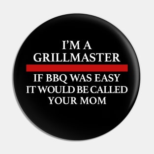 Grill Giants Mom Humour Front Pin