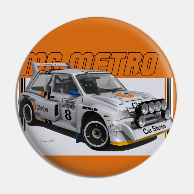 MG Metro Clarion Pin by PjesusArt