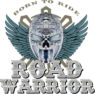 ROAD WARRIOR Skull Magnet