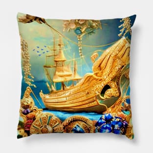 Treasure Ship Pillow