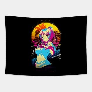 Nozomi's Spiritual Influence Music Shirt Tapestry