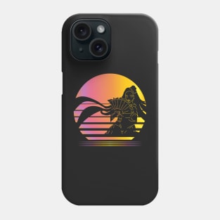Hanamikoji Synthwave - Board Game Inspired Graphic - Tabletop Gaming  - BGG Phone Case