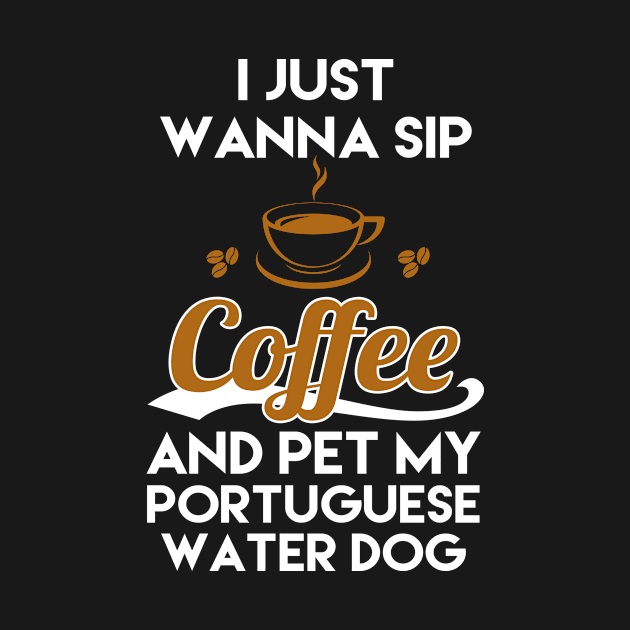 I Just Want To Sip Coffee & Pet by centricom