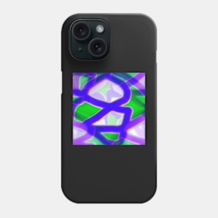 Blue, green and purple Phone Case