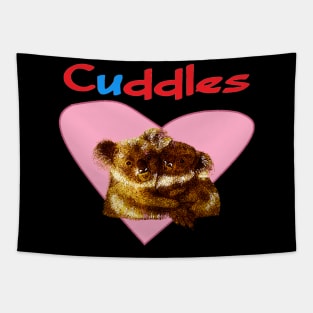 Cuddles Tapestry