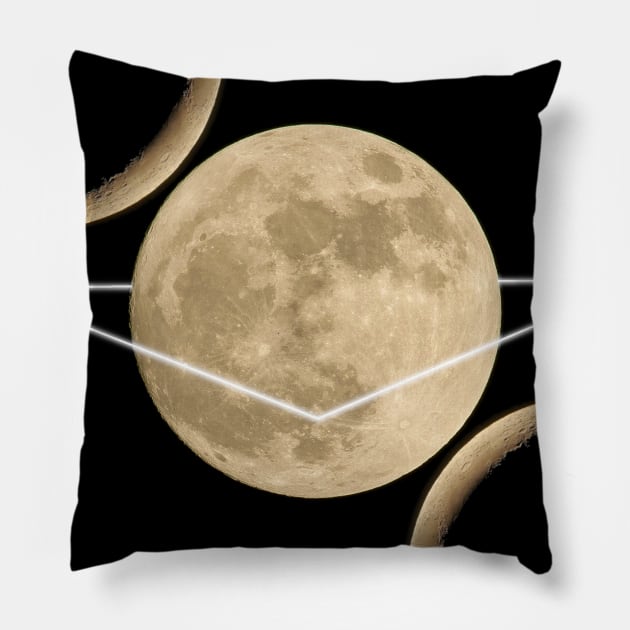 Triple Moon Divine Pillow by CULTik