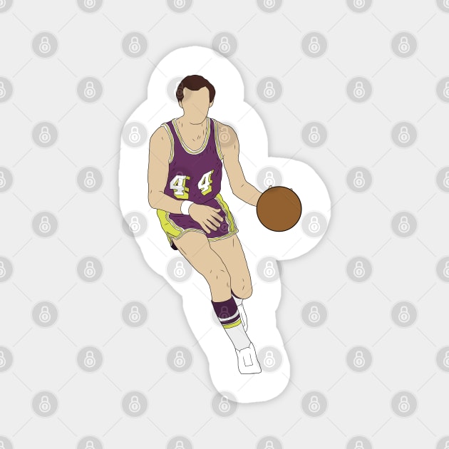 Jerry West "The Logo" Magnet by rattraptees