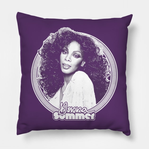 Donna Summer \\\\\ Retro Style Fan Art Design Pillow by DankFutura