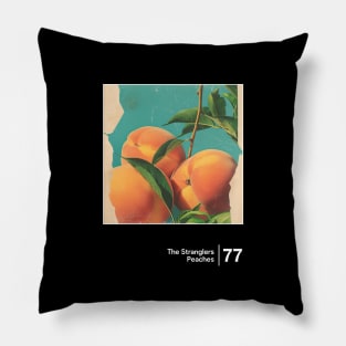 Peaches - Minimal Style Graphic Artwork Design Pillow