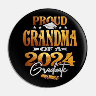 Proud Grandma of a 2024 Graduate Class of 2024 Senior Pin