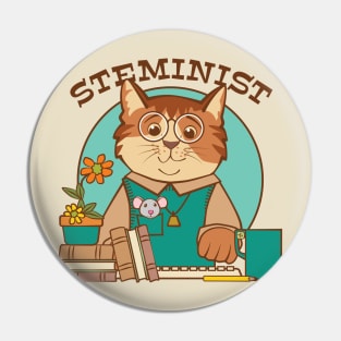 Steminist Science Technology Women Pin