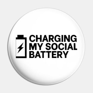 Social Battery Pin