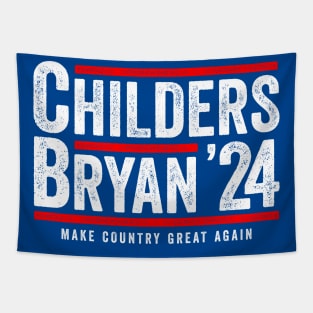 Childers Bryan 2024 - Funny Political Gift Tapestry