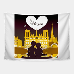 Romantic valentines Day Tapestry