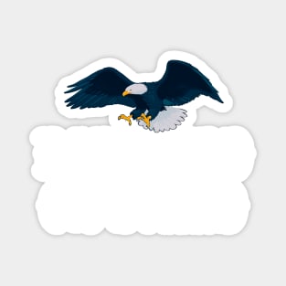 Baby bird on board, eagles Magnet