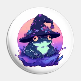 Witchy Frog Pin