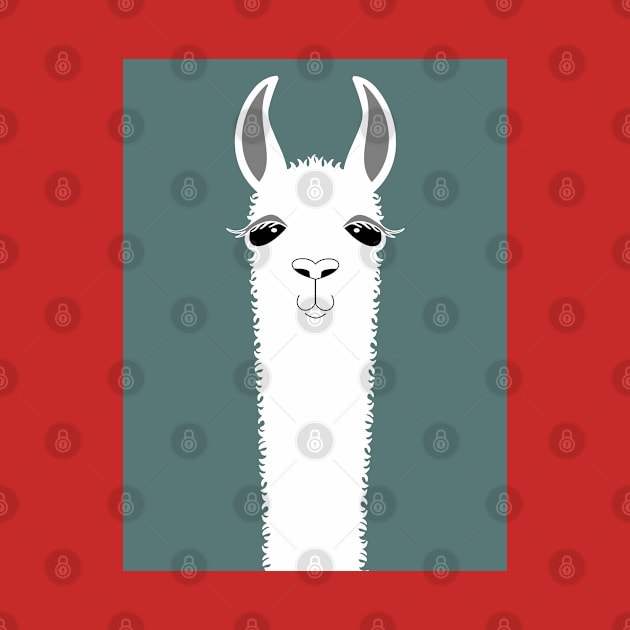 LLAMA PORTRAIT #7 by JeanGregoryEvans1