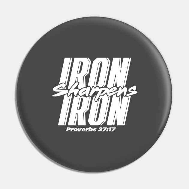 Iron sharpens Iron Pin by Kuys Ed