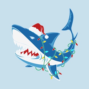 Santa Shark Christmas T-Shirt