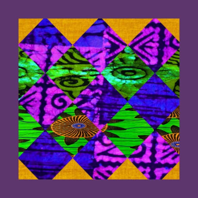 Mardi Gras African Print by artbyomega