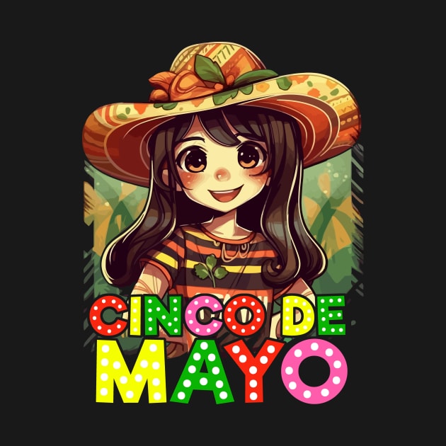 Cinco de Mayo Mexican Anime Girls by Ramadangonim