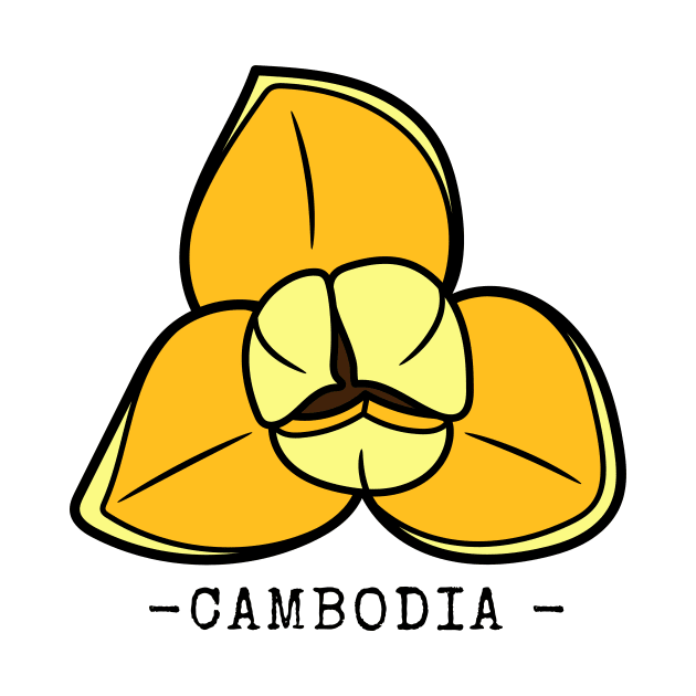 Cambodia Country Flower - Romduol by CuteBotss