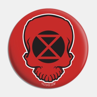 KUZU49 Extinction Skull Pin