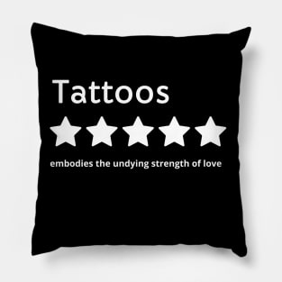 tattoos five stars Pillow