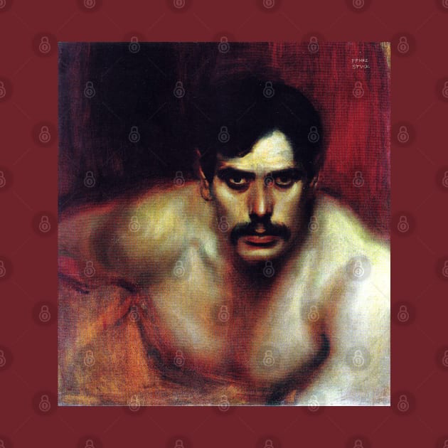 Male Portrait Study (A Bad Conscience) - Franz Von Stuck by forgottenbeauty