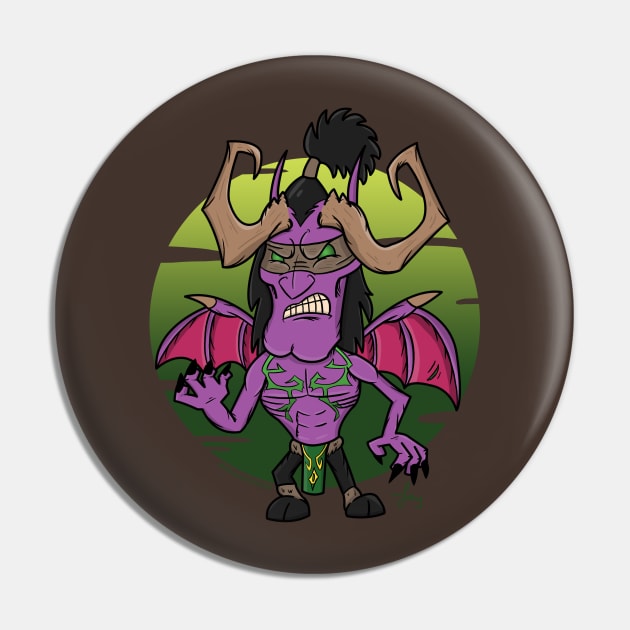 Illidan - Lil' Blizzard T-Shirt Pin by Frayed