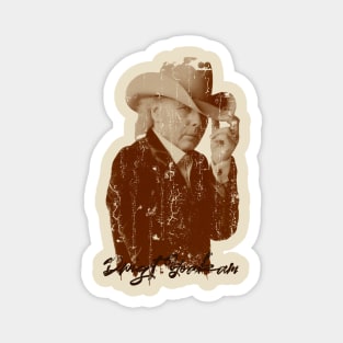 Retro Vintage Aesthetic - Dwight Yoakam Magnet