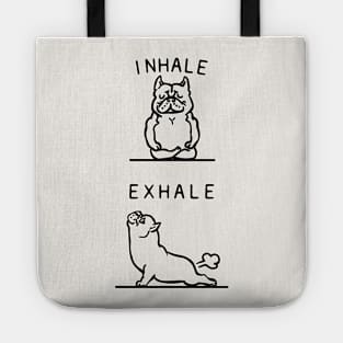 Inhale Exhale American Bully Tote