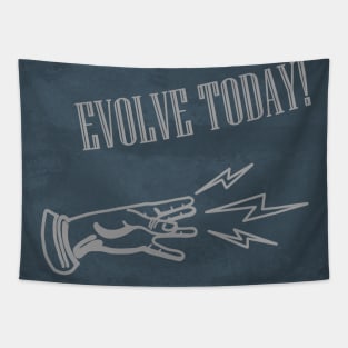 Evolve Today (Dark) Tapestry