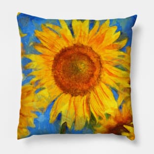 Ukraine sunflower Pillow