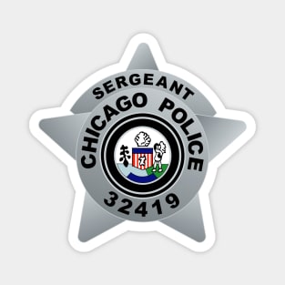 CHICAGO P.D. - BADGE - 32419 - SERGEANT - HANK VOIGHT Magnet