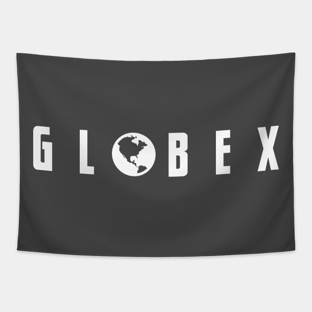 Globex (White) Tapestry by winstongambro