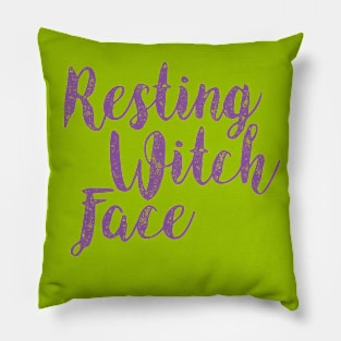 Resting Witch Face Pillow