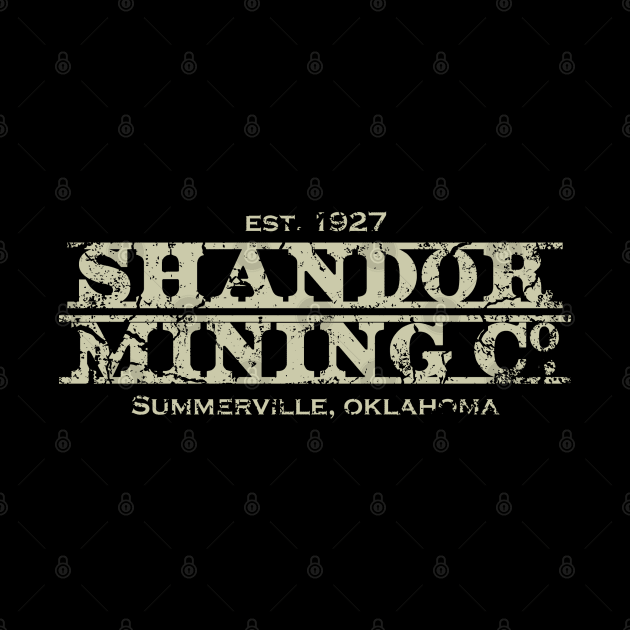 Shandor Mining Co. from Ghostbusters Afterlife - cracked distressed by hauntedjack