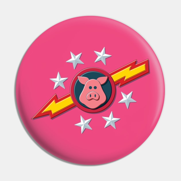 Pigs In Space Pin by Staermose