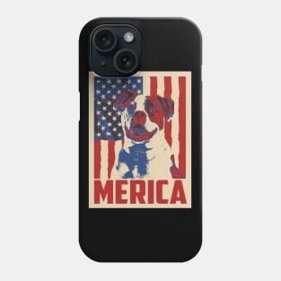 American Bulldog Merica 4th Of July Phone Case