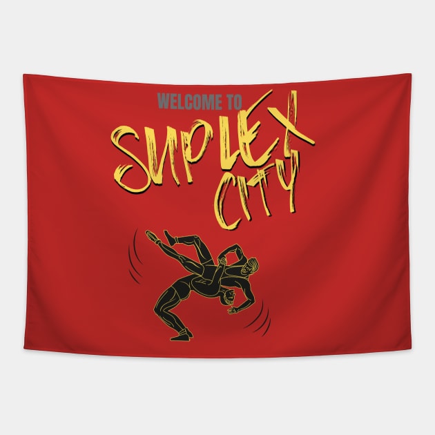 Suplex City Tapestry by Ragnariley